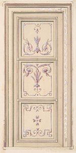 Design för tak, andra hälften av 1800-talet. Skapare: Jules-Edmond-Charles Lachaise, Eugène-Pierre Gourdet. av Jules Edmond Charles Lachaise and Eugène Pierre Gourdet