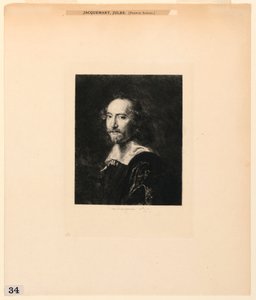 Porträtt av en man, från "Etchings of Pictures in the Metropolitan Museum, New York"