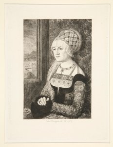 Porträtt av en kvinna av Jules Ferdinand Jacquemart