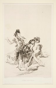 Sc?ne espagnole (spansk scen) av Jules Ferdinand Jacquemart