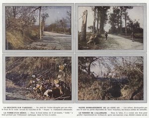 Nedstigningen på Vareddes, Vår bombning av Hill 107, En hjältes grav, The German Burrow