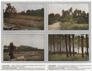 Lenharree, Lenharree, Tranchees Francaises, Bivouac Under the Firs av Jules Gervais Courtellemont