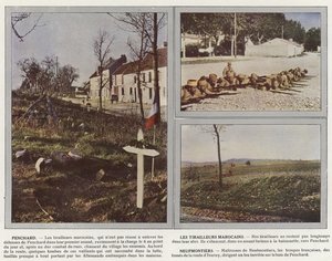 Penchard, Les Tirailleurs Marocains, Neufmontiers av Jules Gervais Courtellemont