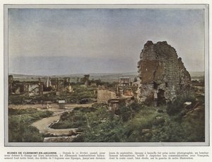 Ruinerna av Clermont-En-Argonne