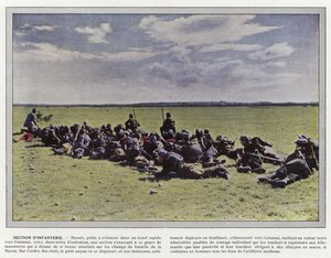 Infanteripluton av Jules Gervais Courtellemont