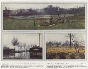 Sermaize, Marne-Rhenkanalen, tyska trancheer av Jules Gervais Courtellemont