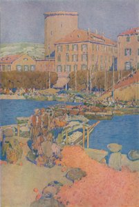 Marknadsplatsen i Spalato, 1913