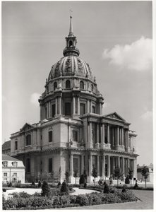 Fasad av kyrkan St. Louis, Dome des Invalides, 1679-1706