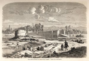 Bron Allah Verdi Kahn, erige omkring 1608, i Isfahan (eller Isfahan) (Iran), är både en övergångspunkt för att korsa floden Zend e Roud, men också en damm för att reglera flodens lopp, med en Talar, eller kiosk av speglar, där den persiske härskaren kunde 