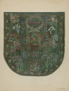 Broderat täcke, ca. 1936. av Jules Lefevere