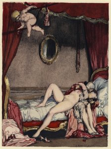 Illustration till Casanovas memoarer (färglitografi)