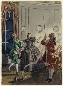 Illustration till Casanovas memoarer (färglitografi)