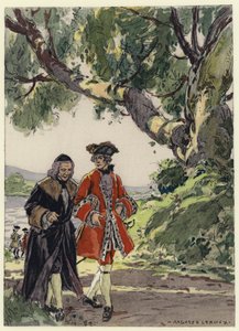Illustration till Casanovas memoarer (färglitografi)