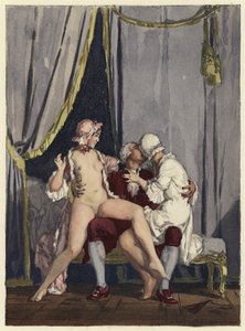 Illustration till Casanovas memoarer (färglitografi)