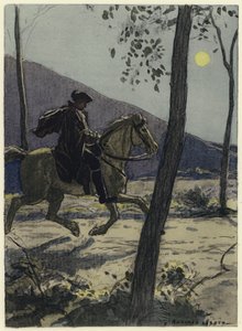 Illustration till Casanovas memoarer (färglitografi)