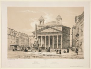 Rom, Pantheon d av Jules Monthelier