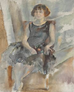 Brunett, 1928 av Jules Pascin
