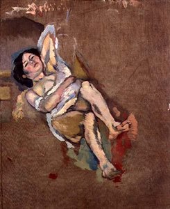 Limousinkvinnan, ca 1908 (olja på duk) av Jules Pascin