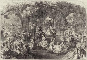 Barnboll på förkatalanska (gravyr) av Jules Pelcoq