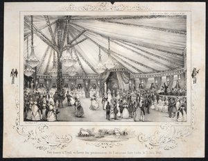 Fest gavs i Tivoli till förmån för invånarna på den gamla borgerliga listan den 3 juni 1840 av Jules Platier