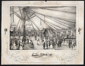 Fest gavs i Tivoli till förmån för invånarna på den gamla borgerliga listan den 3 juni 1840 1840. av Jules Platier
