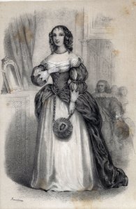 Porträtt av Anne Marie de Gonzague de Cleves, prinsessan Palatine