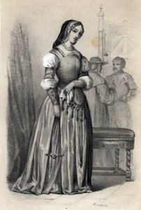 Porträtt av Catherine Sforza (Caterina)