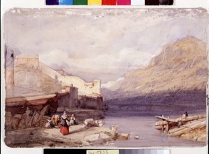 Landskap i norra Italien av Jules Romain Joyant