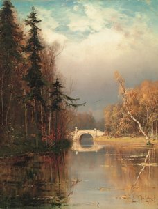 Park på hösten 1893