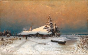 Vintersolnedgång, 1887
