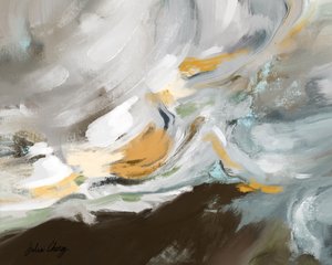 Flytande abstrakt landskap av Julia Cheney