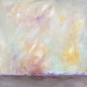 Expressionistisk, färgstark abstrakt konst
