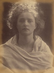 Aurora, morgonens gudinna, studie av Emily Peacock av Julia Margaret Cameron