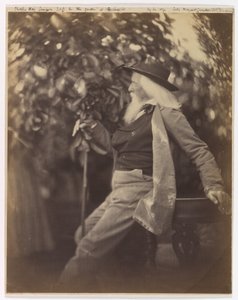 Charles Hay Cameron, Esq., i sin trädgård i Freshwater av Julia Margaret Cameron