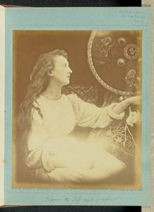Elaine ”liljejungfrun från Astolat” av Julia Margaret Cameron