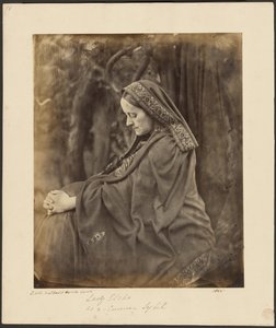 Lady Elcho som en cumeansk sybil av Julia Margaret Cameron