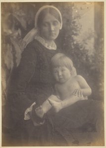 Mrs Herbert Duckworth med Gerald Duckworth av Julia Margaret Cameron