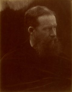 [Porträtt av man med skägg] av Julia Margaret Cameron