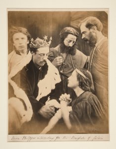 Drottning Phillipa går i förbön för borgarna i Calais av Julia Margaret Cameron