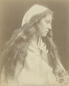 "Damen vid sjön" Mary Ann Hillier av Julia Margaret Cameron