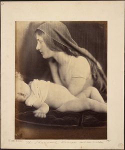 Kvinnan från Shunem och hennes döde son av Julia Margaret Cameron