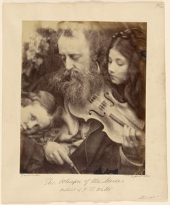 Musans viskning / Porträtt av G. F. Watts av Julia Margaret Cameron