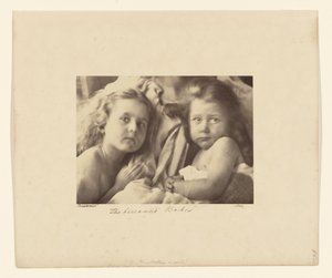 De sörjande Babes av Julia Margaret Cameron