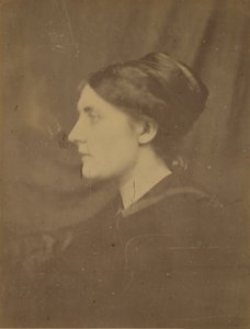 [Oidentifierad kvinna i profil], 1866-68. av Julia Margaret Cameron