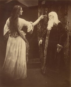 Vivien och Merlin, 1874. av Julia Margaret Cameron