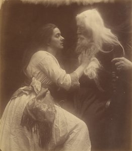 Vivien och Merlin, september 1874. av Julia Margaret Cameron