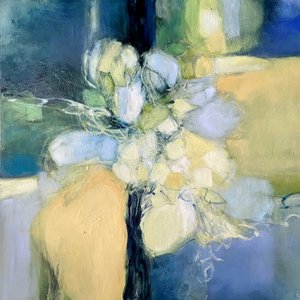 Lugnt, blommigt och abstrakt av Julia Purinton