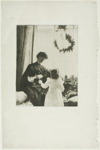 Julgrönt av Julian Alden Weir
