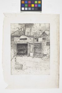 Snickaraffären (etsning) av Julian Alden Weir
