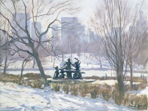 Alice i Underlandet-statyn, Central Park, New York, 1997